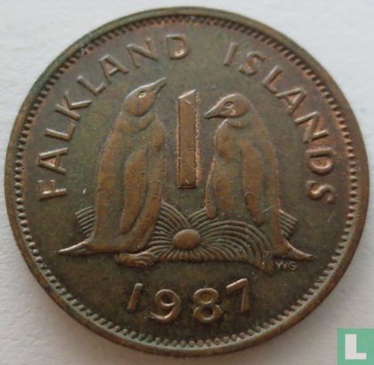 Falklandeilanden 1 penny 1987 - Afbeelding 1