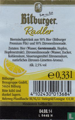 Bitburger Radler - Image 2