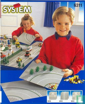 Lego 6311 Curved Road Plates