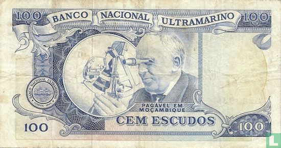 Mozambique 100 escudos 1972 - Image 2
