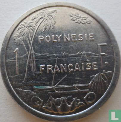 French Polynesia 1 franc 1989 - Image 2