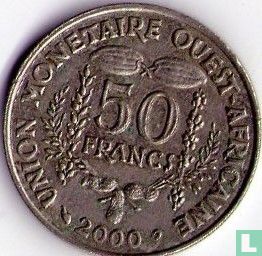 États d'Afrique de l'Ouest 50 francs 2000 "FAO" - Image 1