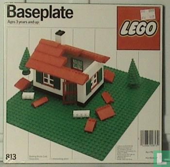Lego 813-1 Baseplate, Green