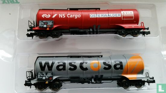 Ketelwagens NS Cargo en SBB "Wascosa" - Afbeelding 1