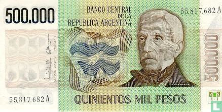 Argentine 500,000 Pesos 1980 - Image 1
