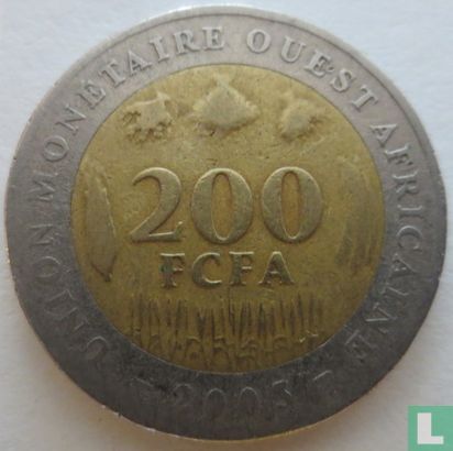 West-Afrikaanse Staten 200 francs 2005 - Afbeelding 1