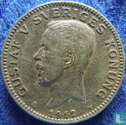 Sweden 1 krona 1912 - Image 1