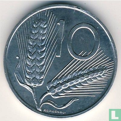 Italy 10 lire 1985 - Image 2