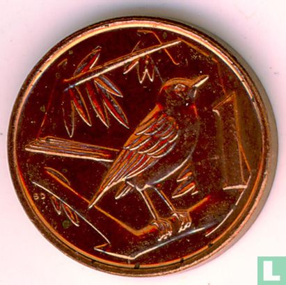Îles Caïmans 1 cent 1996 - Image 2