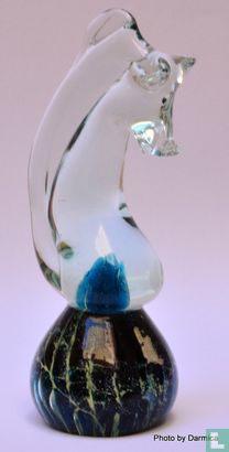 Mdina Glass Sea Horse object