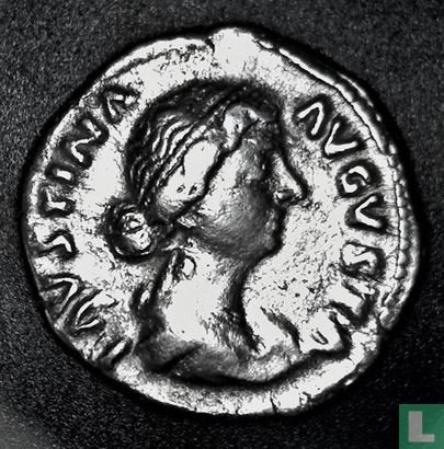 Roman Empire, Denarius, 147-176 AD, Faustina II wife of Marcus Aurelius, Rome, 157-161 AD - Image 1