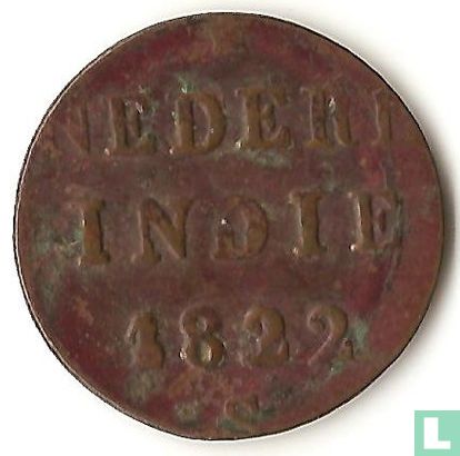 Nederlands-Indië 1/8 stuiver 1822 - Afbeelding 1