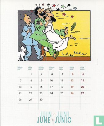 TinTin bureau kalender 1999 - Image 3