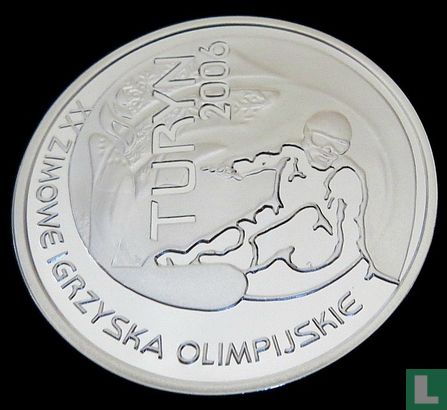 Pologne 10 zlotych 2006 (BE) "Winter Olympics in Turin - Snowboard" - Image 2