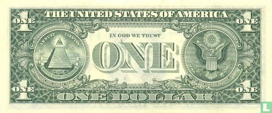 Verenigde Staten 1 dollar 1988A  F - Afbeelding 2