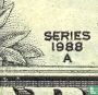 United States $1 1988A L - Image 3