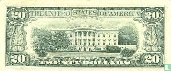 United States 20 dollars 1995 H - Image 2