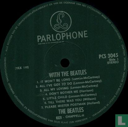 With The Beatles - Afbeelding 3