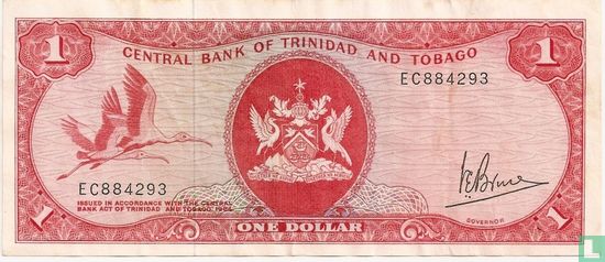 trinidad and tobago 1964 1 dollar  - Image 1