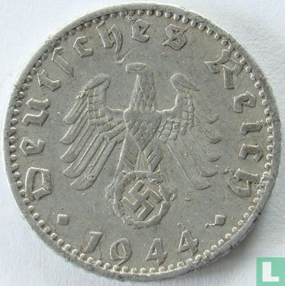 Duitse Rijk 50 reichspfennig 1944 (F) - Afbeelding 1