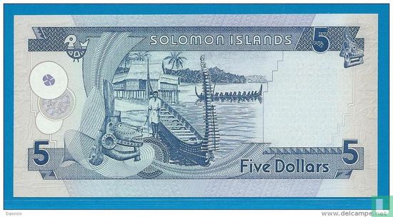Salomonseilanden 5 dollar 1994 - Afbeelding 1