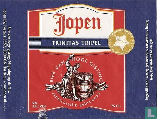 Jopen Trinitas Tripel 75cl