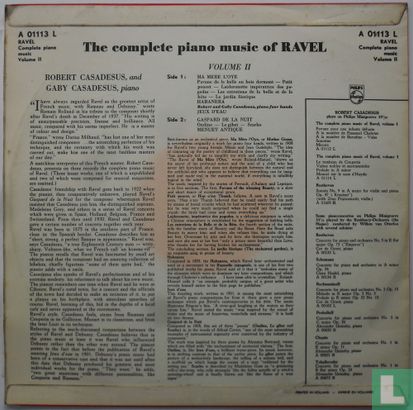 The complete piano music of Ravel II - Bild 2