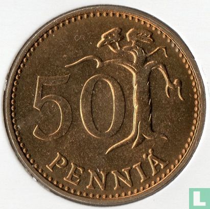 Finnland 50 Penniä 1977 - Bild 2