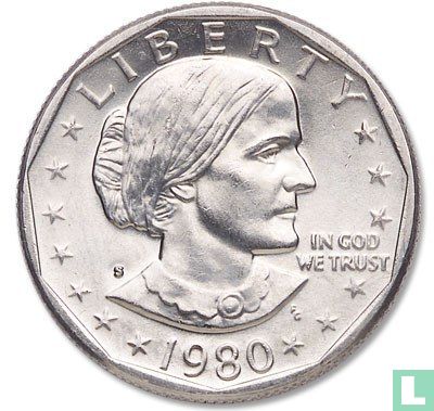 États-Unis 1 dollar 1980 (S) - Image 1