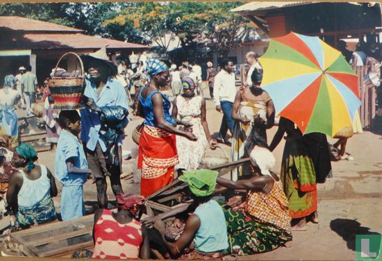 Afrique en Couleurs.Marchè Africain.Africa in Pictures.Africain Market - Afbeelding 1