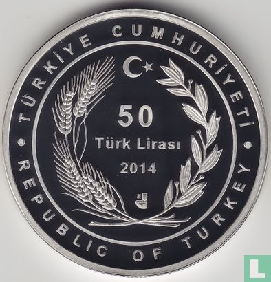 Turquie 50 türk lirasi 2014 (BE) "50th Anniversary of death of Halide Edip Adivar" - Image 1