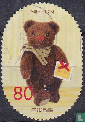 Salutation de timbres-ours