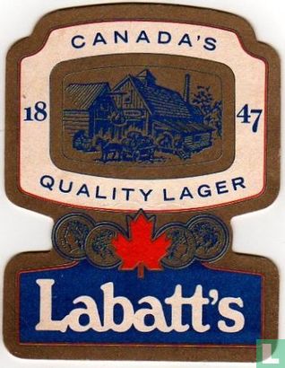 Canada's 18   47  Quality Lager Labatt's