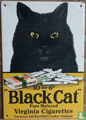 "Black Cat" Virginia Cigarettes - Afbeelding 1