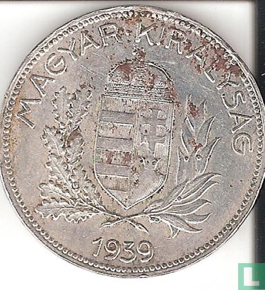 Hongarije 1 pengö 1939 - Afbeelding 1
