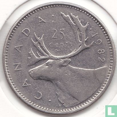 Canada 25 cents 1982 - Image 1