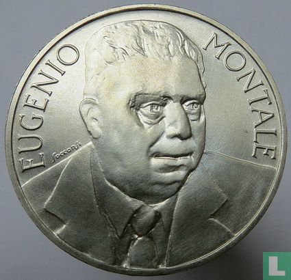 Italië 1000 lire 1996 "100th anniversary Birth of Eugenio Montale" - Afbeelding 2