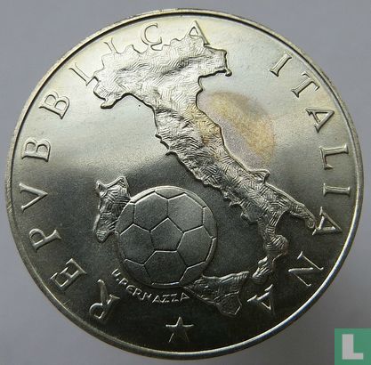 Italien 500 Lire 1986 "Football World Cup in Mexico" - Bild 2