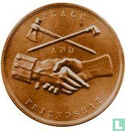 USA George Washington - Peace & Friendship Medal  1789 - Image 2