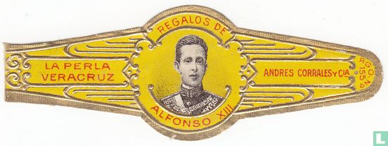 Regalos de Alfonso XIII - La Perla Veracruz - Andrés Corrales y Cia.  RGO No 155  - Afbeelding 1