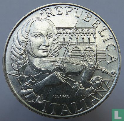 Italië 500 lire 1991 "250th anniversary Death of Antonio Vivaldi" - Afbeelding 2
