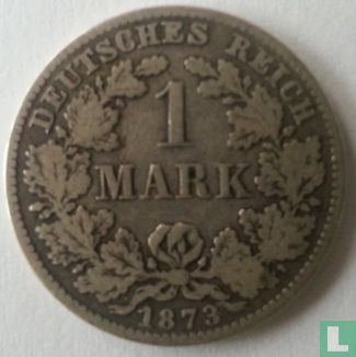 German Empire 1 mark 1873 (C) - Image 1