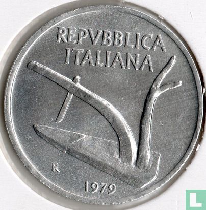 Italië 10 lire 1979 - Afbeelding 1