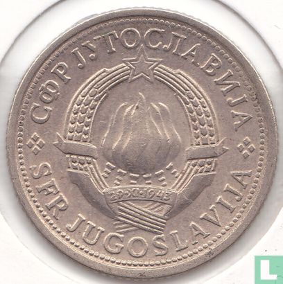 Jugoslawien 1 Dinar 1981 - Bild 2