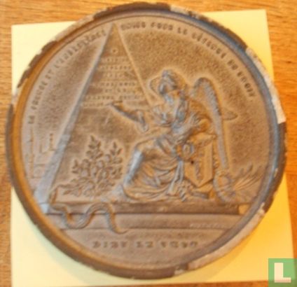 Frankrijk Medaille des batailles de la mer noir Napoleon 1854 - Image 2