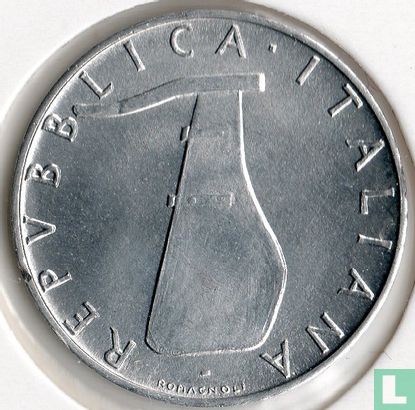 Italien 5 Lire 1976 - Bild 2