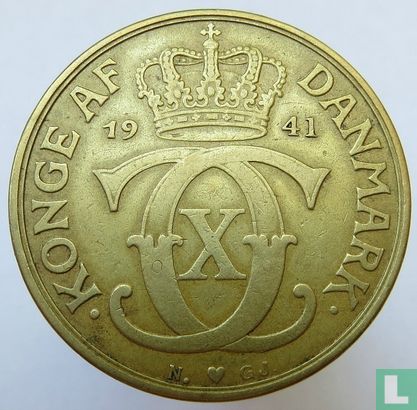 Danemark 2 kroner 1941 - Image 1