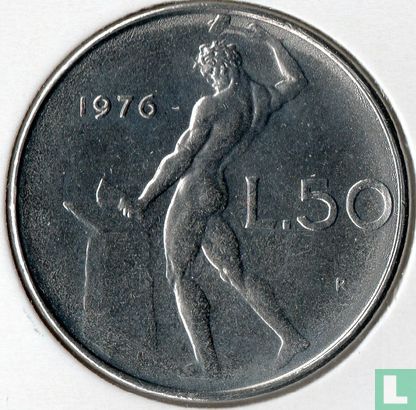 Italy 50 lire 1976 - Image 1
