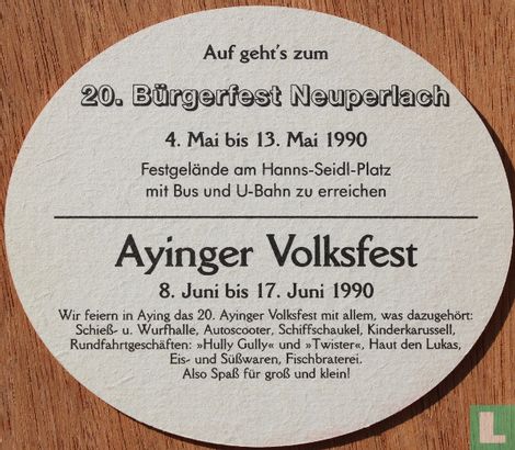 Bürgerfest Neuperlach / Ayinger Volksfest - Afbeelding 1