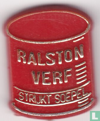Ralston verf strijkt soepel [or sur rouge]